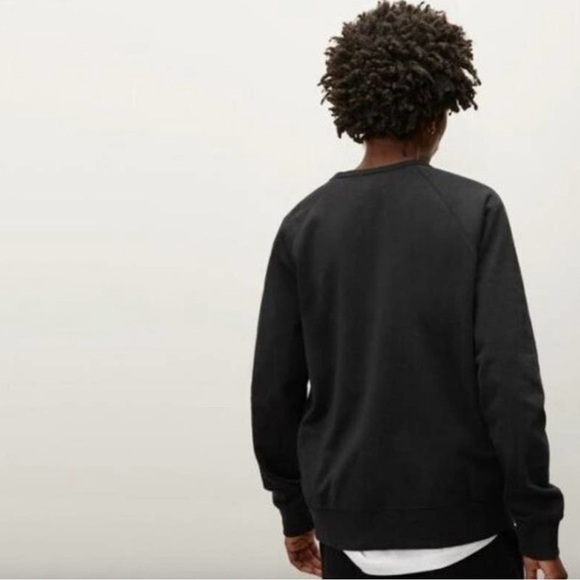Everlane The 100% Human Typography Sweatshirt in Black Size Medium NWOT - Picture 3 of 9
